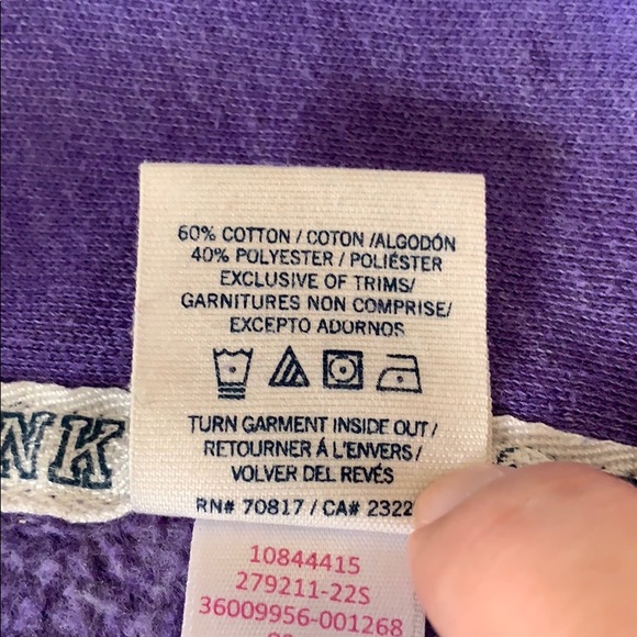 Pink by Victoria’s Secret 1/4 Zip Sweatshirt - Picture 8 of 8